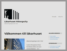Tablet Screenshot of hotorgetslakarhus.se